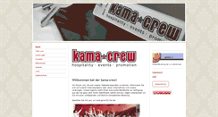 Desktop Screenshot of kama-crew.com