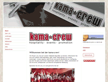 Tablet Screenshot of kama-crew.com